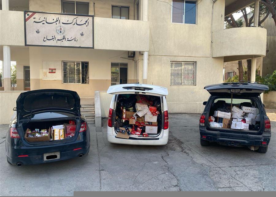 الجمارك- شتورا تضبط نحو طن من المواد التبغية المهرَّبة والمقلَّدة