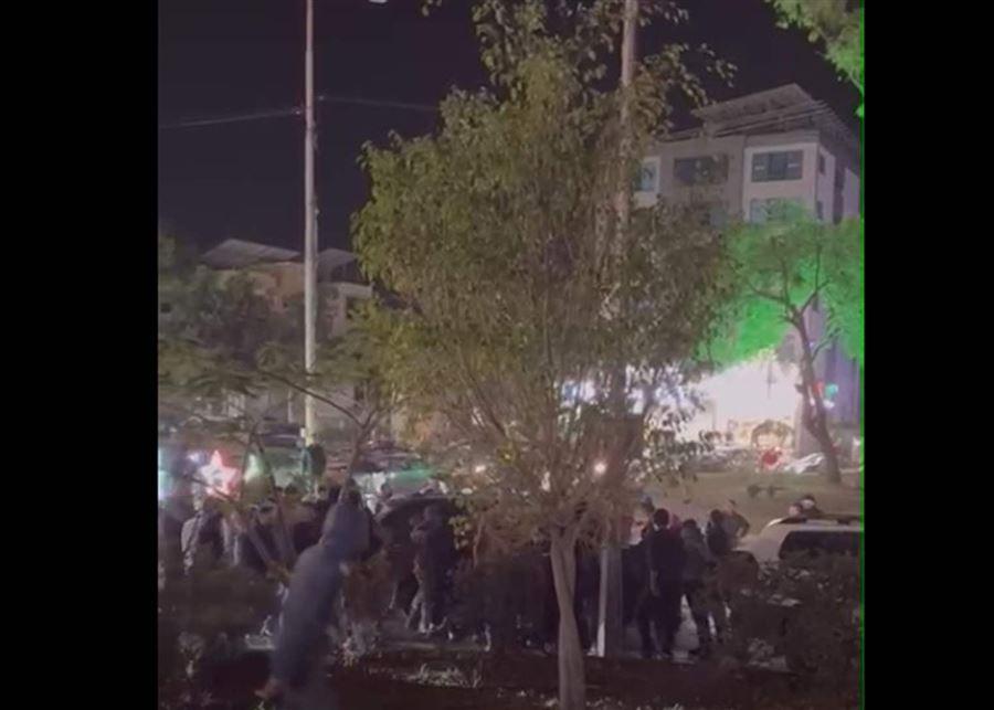 إشكال عند دوار القناية على خلفية مسيرة سيارات والجيش يتدخل لفضّ الاشتباك