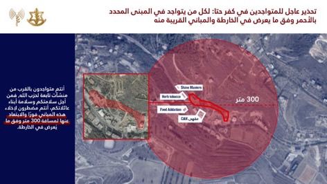 انذار ثان لإخلاء نقطتين في الجنوب وهذه المرة بسبب حزب الله