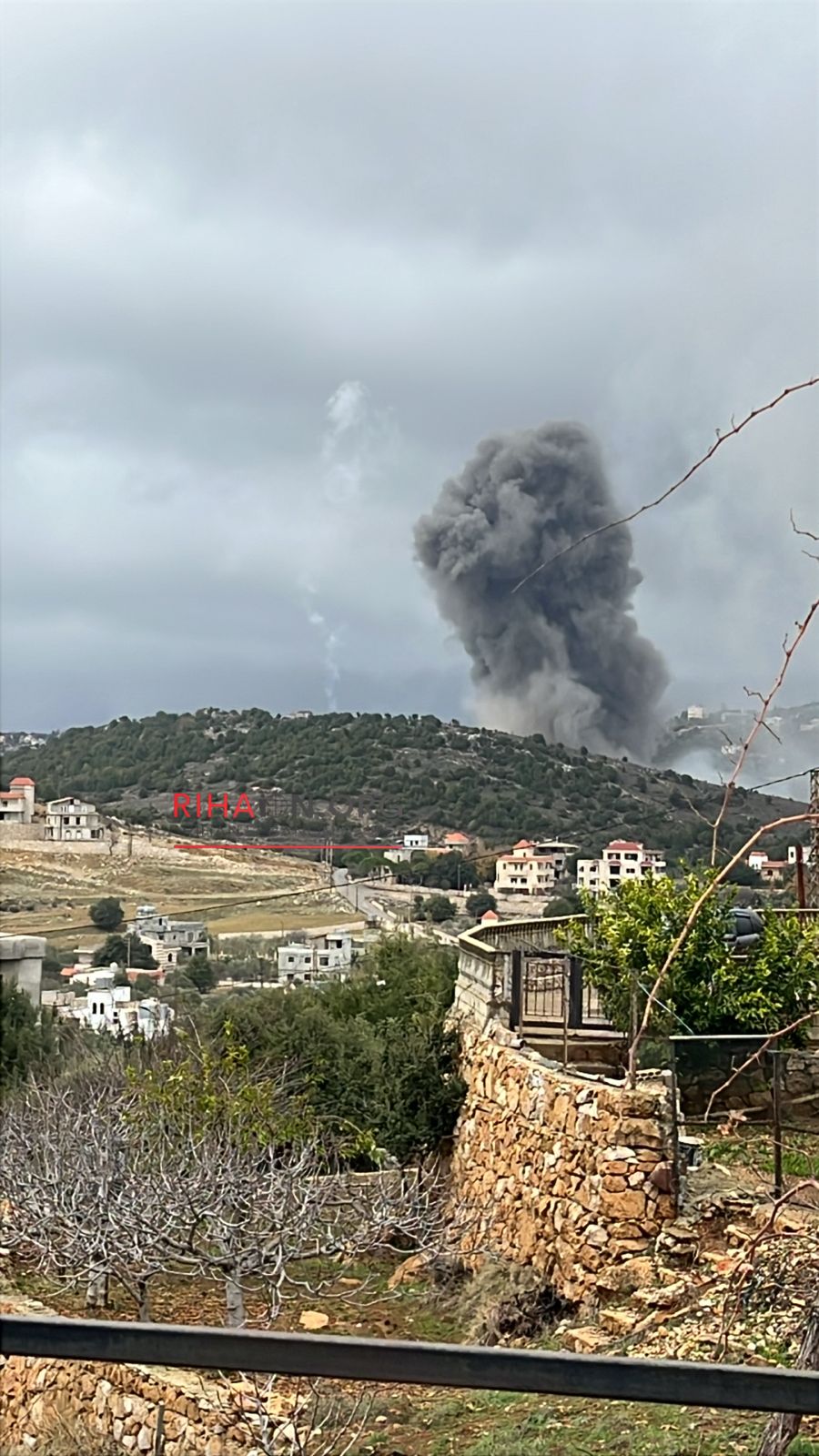 غارة إسرائيلية بين بلدتي الريحان وسجد