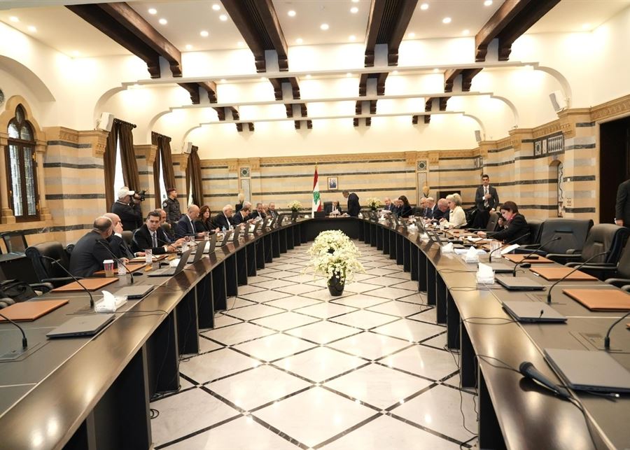 جلسة مجلس الوزراء في السراي الكبير برئاسة سلام