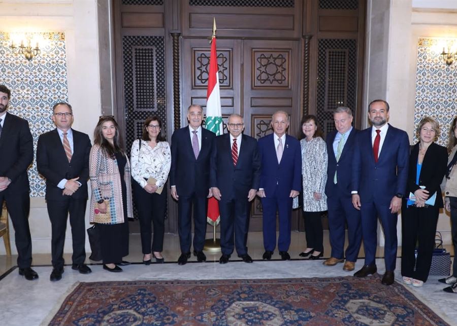 سلام يلتقي وفدا من مجموعة (ATFL) بحضور السفير الأميركي