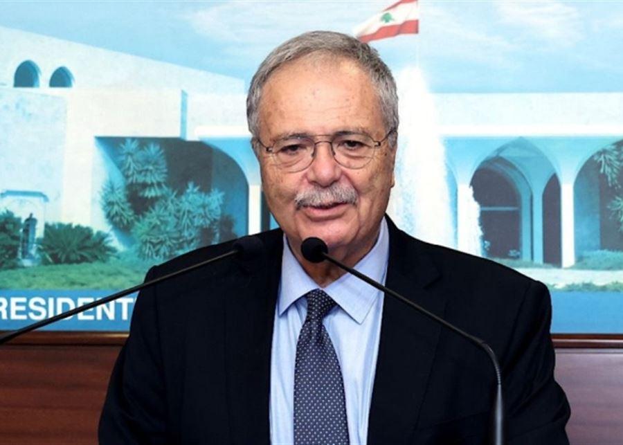 متري من بعبدا: عقدنا اجتماعا في إطار السعي للتوصّل إلى اتفاقية بين لبنان وسوريا