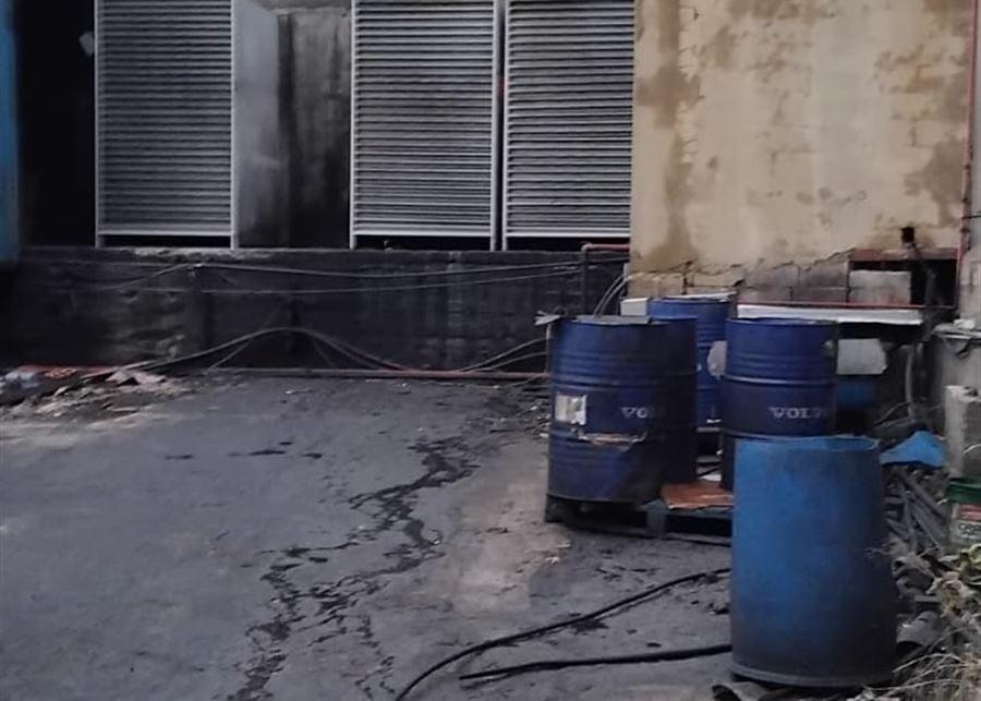 حريق داخل معمل مياه تنورين... ما السبب؟