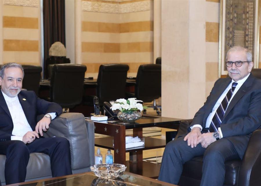 سلام يستقبل عراقجي: نؤكد حرص لبنان على إقامة علاقات سليمة مع ايران