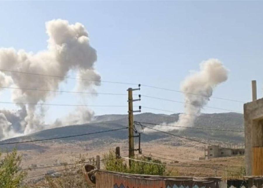 غارة إسرائيلية عنيفة على جرد الهرمل