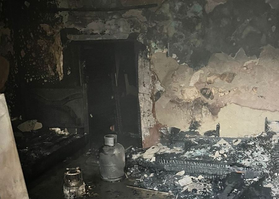 الدفاع المدني: إخماد حريق منزل في حي السراي – النبطية