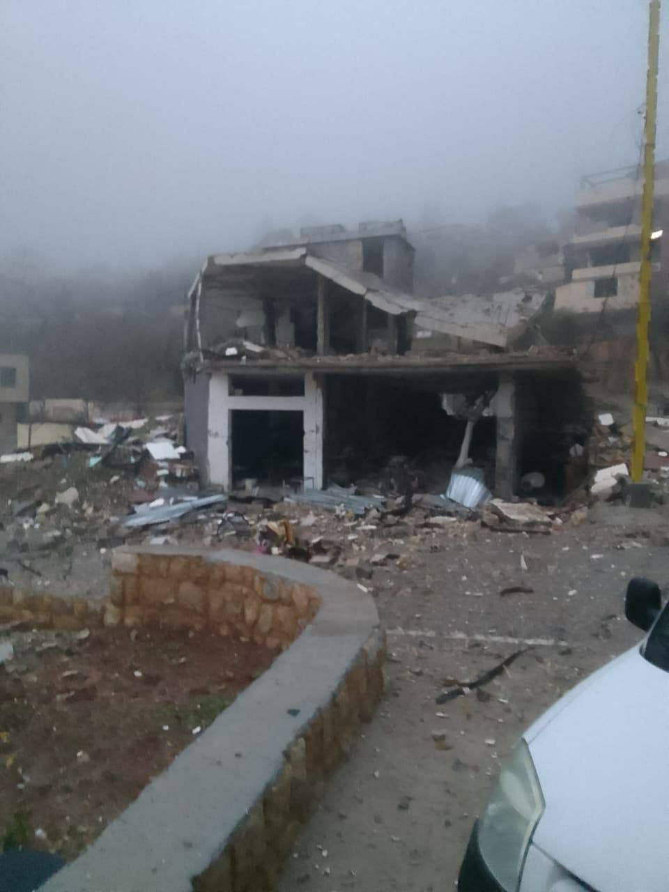 تفجير منزلين في حيّ المسارب بالعديسة وبلدية كفركلا ترحّب بنقطة للجيش في ساحتها