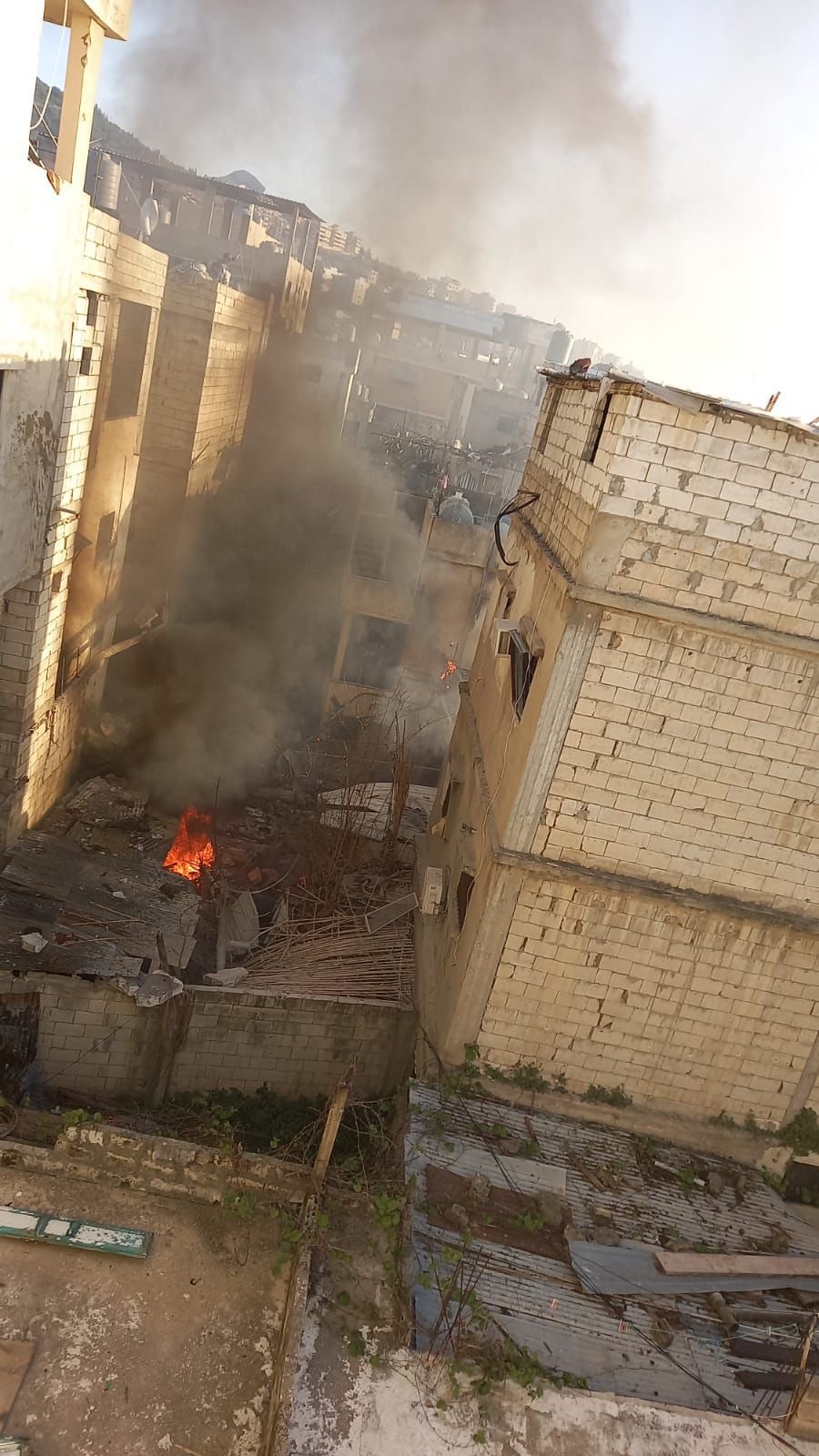 غارة من مسيّرة إسرائيلية استهدفت حي حطين في مخيم عين الحلوة