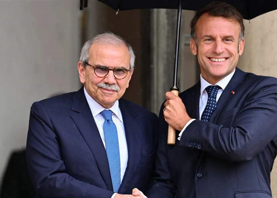 إجتماع بين سلام وماكرون في الاليزيه تخلله خلوة تناول التحضيرات الجارية لعقد مؤتمر دعم الجيش