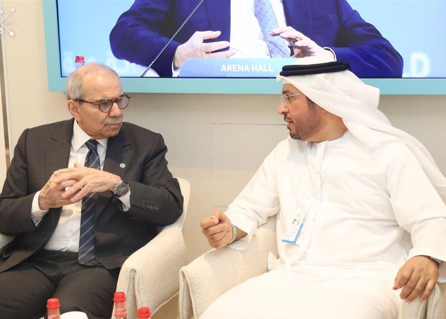 سلام يبحث في دبي سبل التعاون لتطوير المرافق البحرية والموانئ