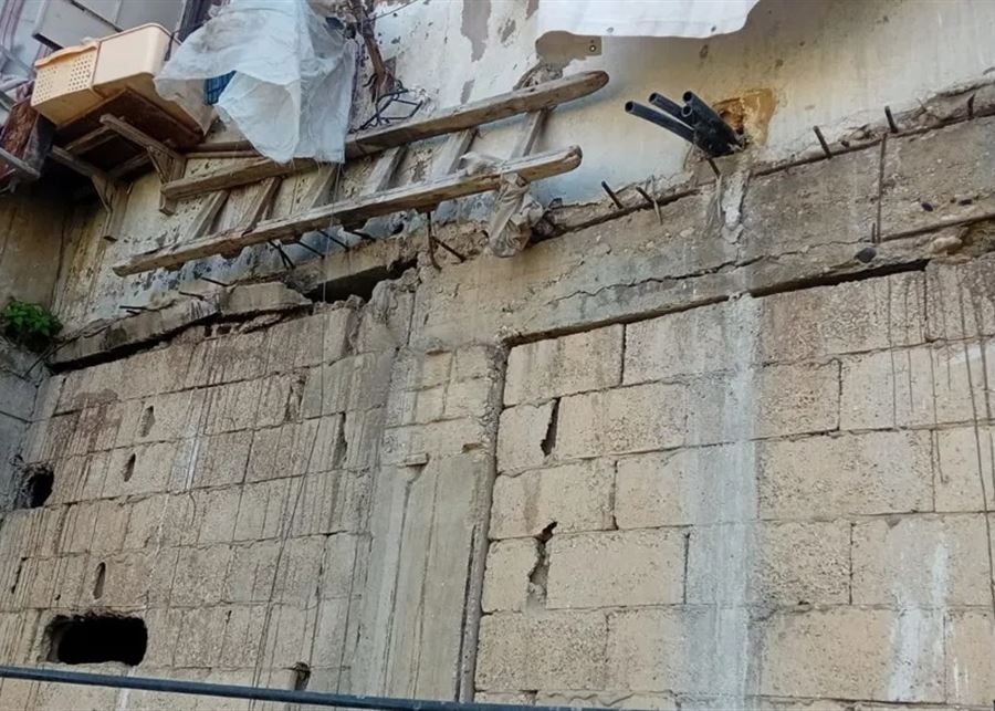 مبنى مهدّد بالسقوط في المنية... ومناشدة للدولة