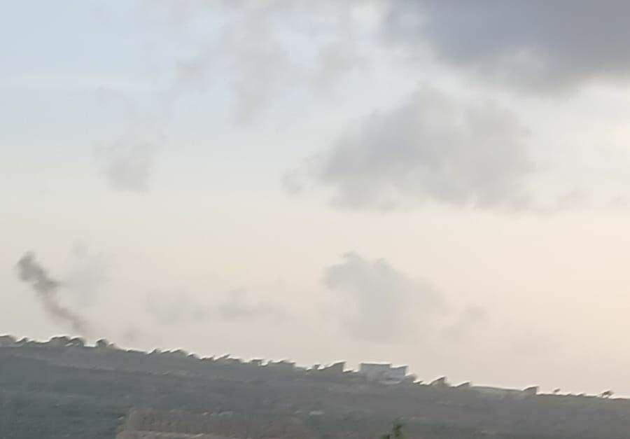 قديفتان تستهدفان منطقة الصالحاني شرق مروحين