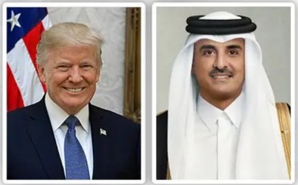 أمير قطر وترامب يبحثان دعم الجهود الدبلوماسية لمعالجة الأزمات بالحوار والوسائل السلمية
