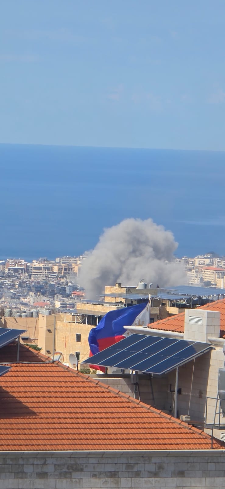 بالفيديو- غارة عنيفة على الضاحية الجنوبية - حارة حريك