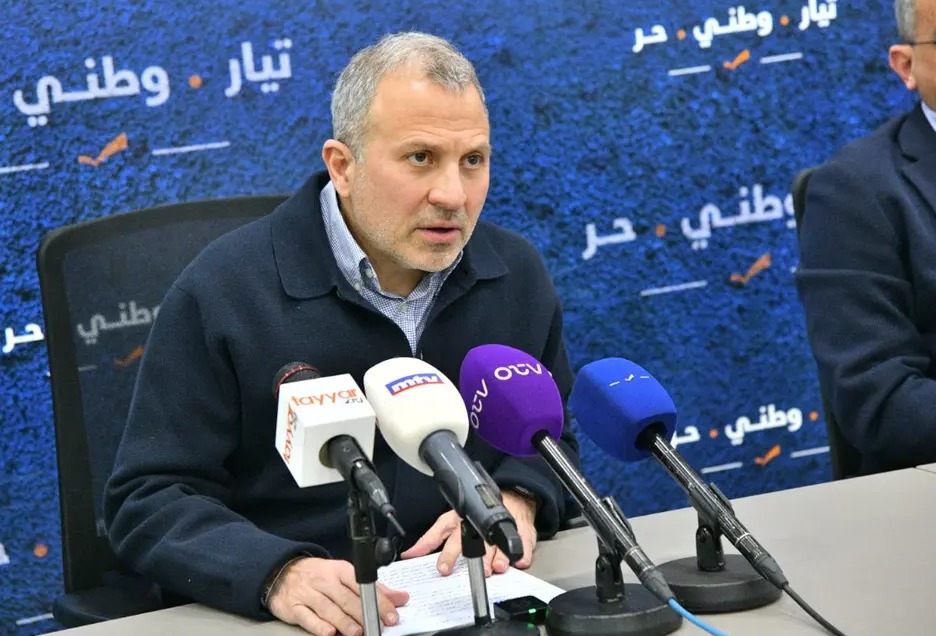 باسيل يدين الحرب الإسرائيلية واستهداف الدول الخليجية واغتيال المرجعيات: ندعم توجه مجلس الوزراء وندعو الى الإلتفاف حول الجيش وقيادته