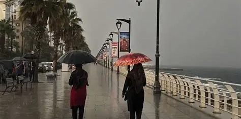 كتل باردة حتى بداية الاسبوع المقبل وطقس العيد ماطر مع رياح ناشطة وثلوج على 1800 متر