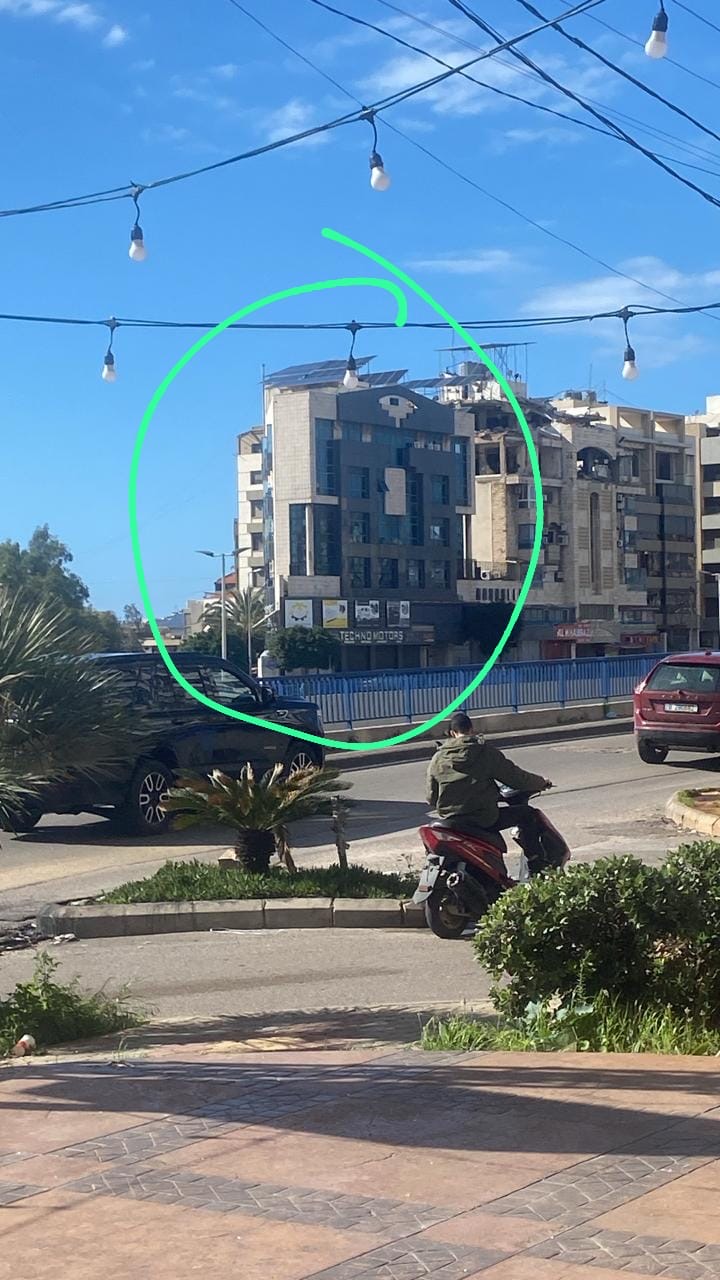 المبنى المهدد