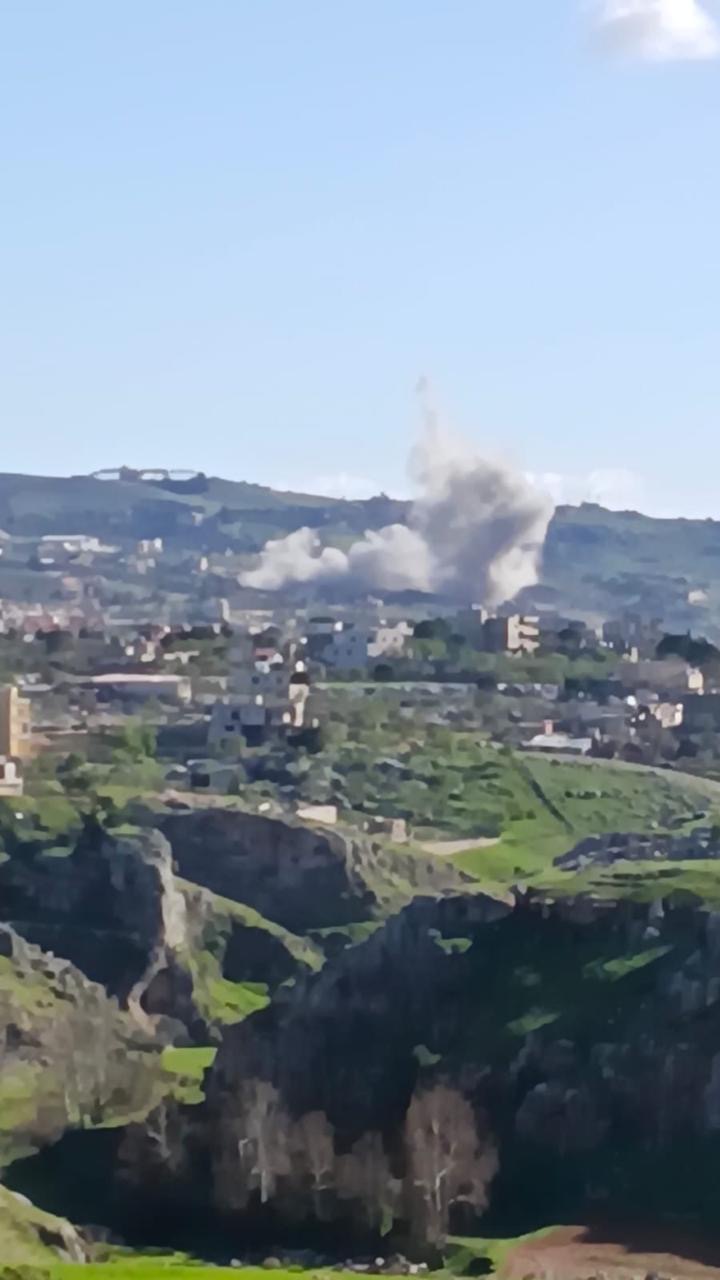 غارة إسرائيلية على بلدة سحمر في البقاع الغربي