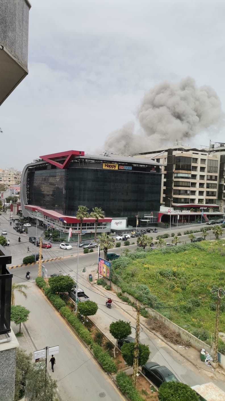 الغارة الأخيرة استهدفت منطقة الجناح خلف السنترو مول