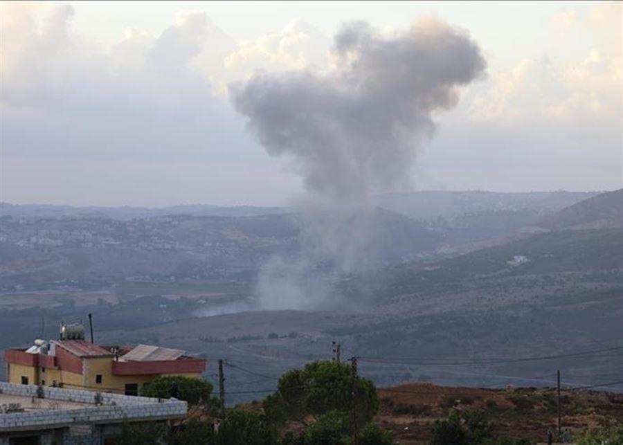 غارة استهدفت مبنى سكنيا عند دوار كفرتبنيت ودمرته بالكامل