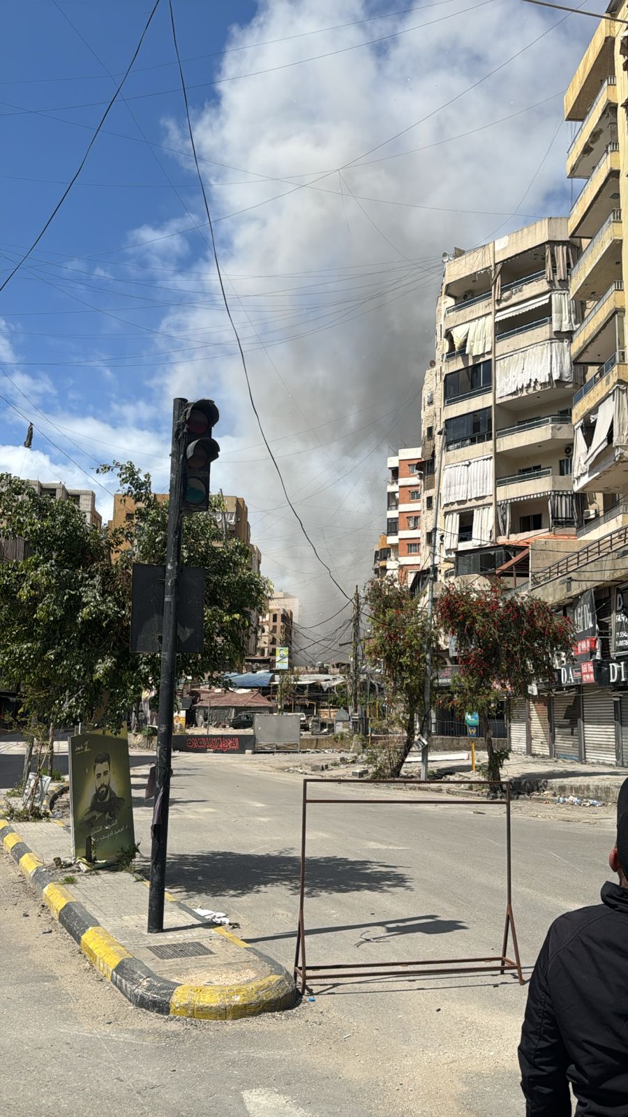 الغارة الإسرائيلية التي استهدفت محلة حارة حريك في الضاحية الجنوبية