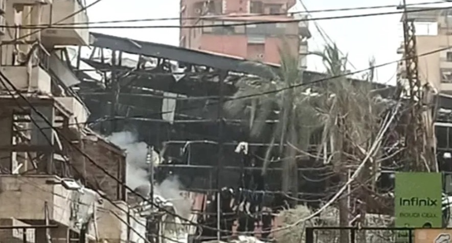 إسرائيل تستهدف مجمع 