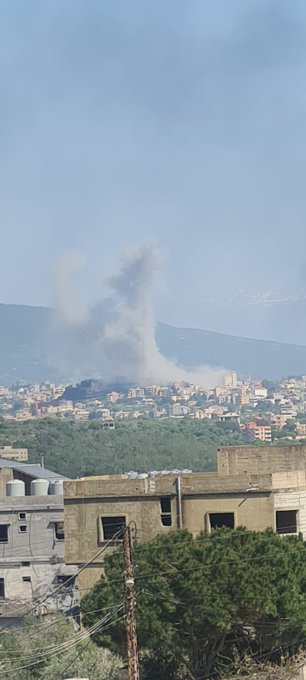 غارة إسرائيلية تستهدف دير الزهراني جنوبي لبنان
