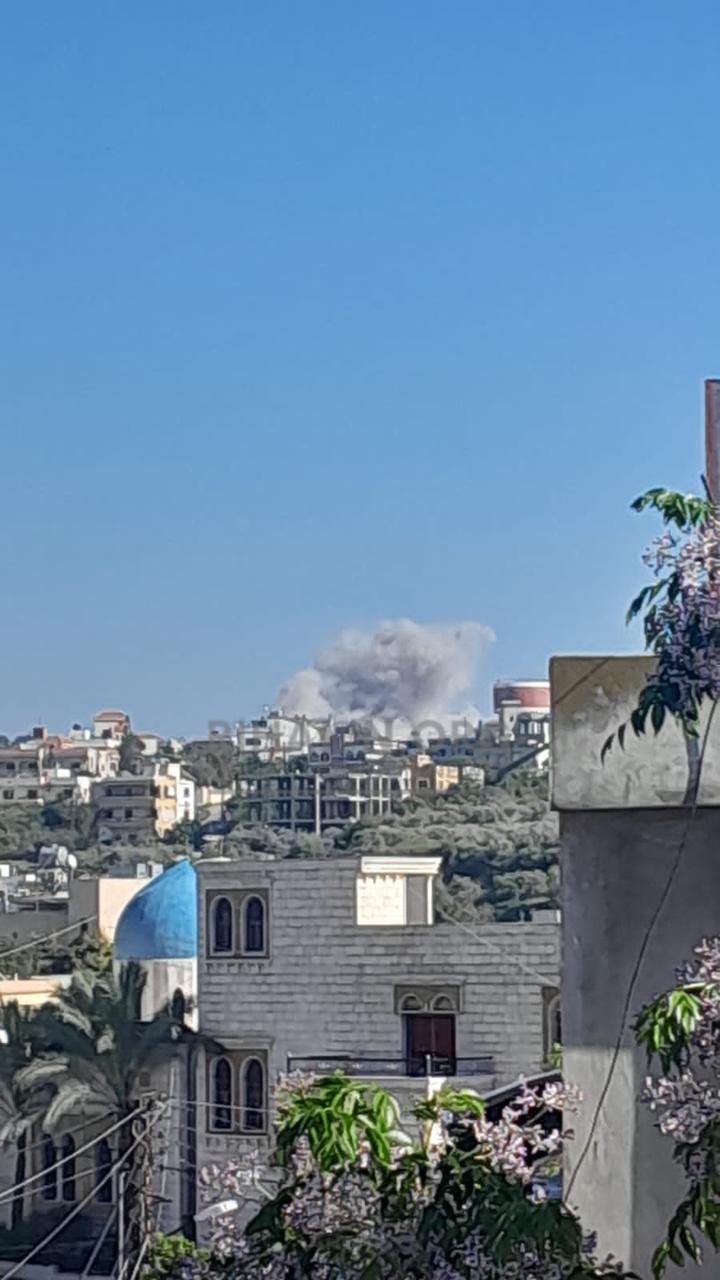 غارات تستهدف معروب والحميري وارزون شرق صور وزبدين غرب النبطية