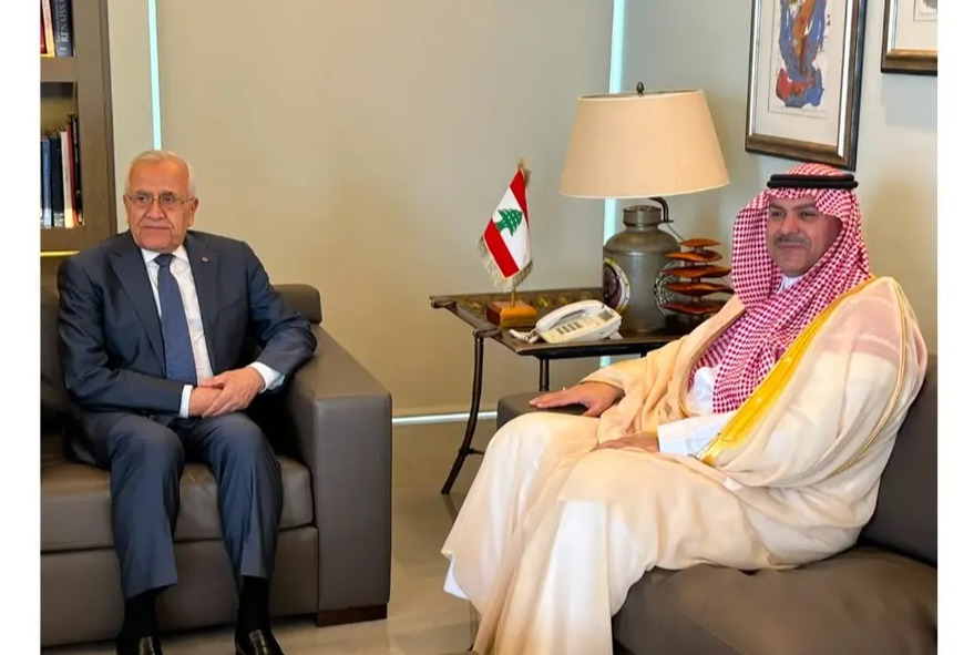 سليمان استقبل السفير السعودي مشيدا بدور المملكة في استقرار المنطقة ودعم لبنان