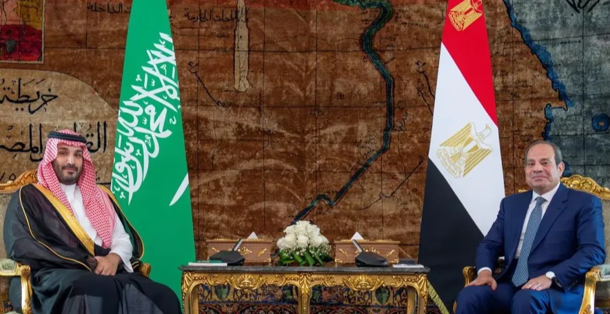 السيسي مستقبلا بن سلمان: ندعم إجراءات السعودية لحماية أمنها