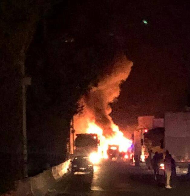 قتيل وجريحان بحادث سير على طريق عام ضهر البيدر