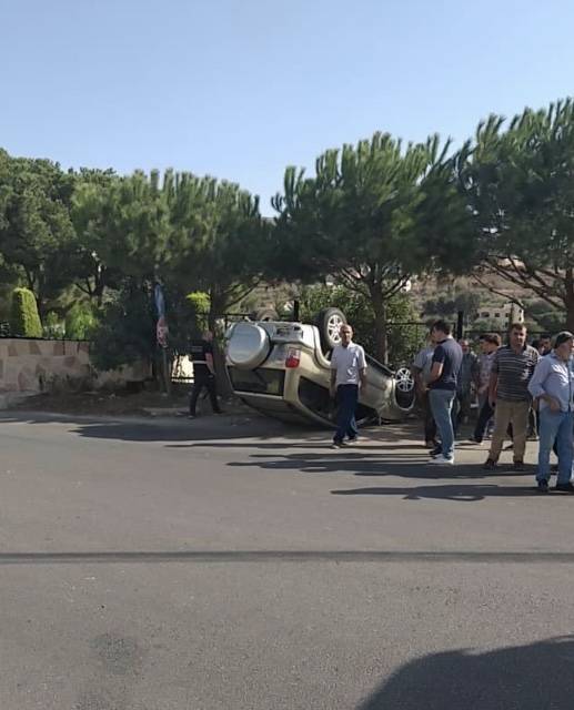 جريحة بحادث سير في كفررمان