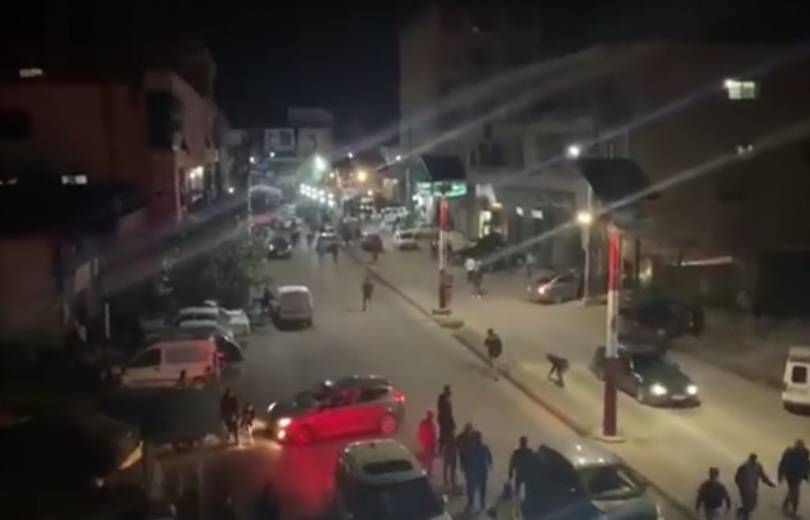 بالفيديو.. اطلاق نار على مفرق المرج وسقوط جرحى