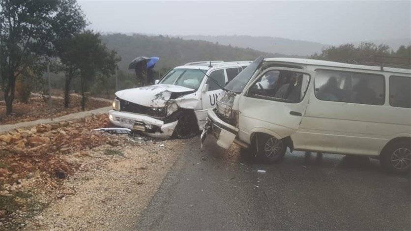 إصابة 3 عسكريين بحادث سير في راشيا الفخار