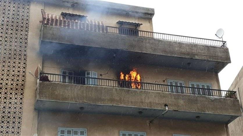 إصابة امرأة باحتراق منزل في الضنية