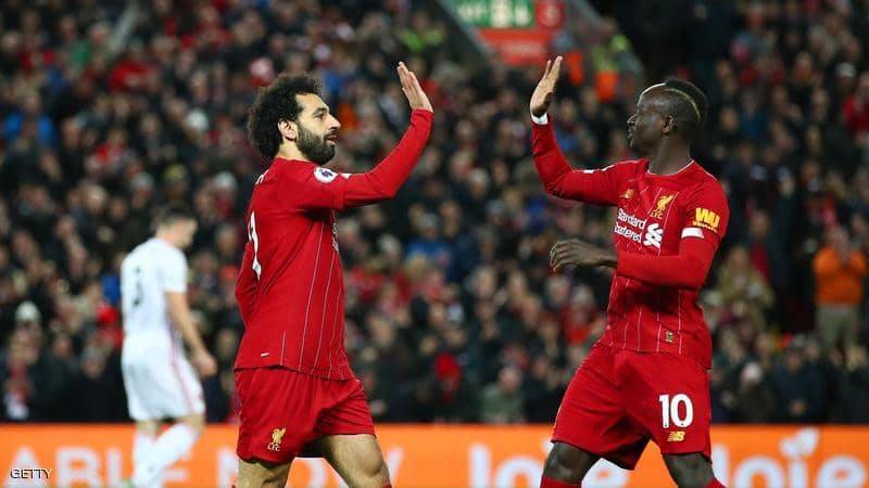 صلاح يهنئ ماني بكلمتين.. ويثير الجدل بـ