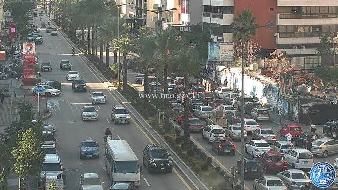 أشغال على طريق كورنيش المزرعة