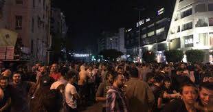 تدافع بين الجيش ومحتجين في ساحة إيليا في صيدا