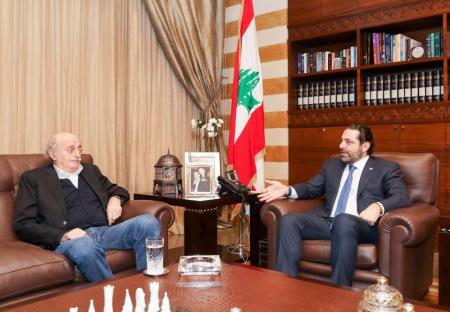 الحريري يستقبل جنبلاط