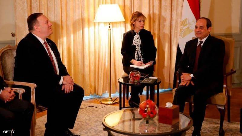 الأوضاع في ليبيا .. بين السيسي وبومبيو