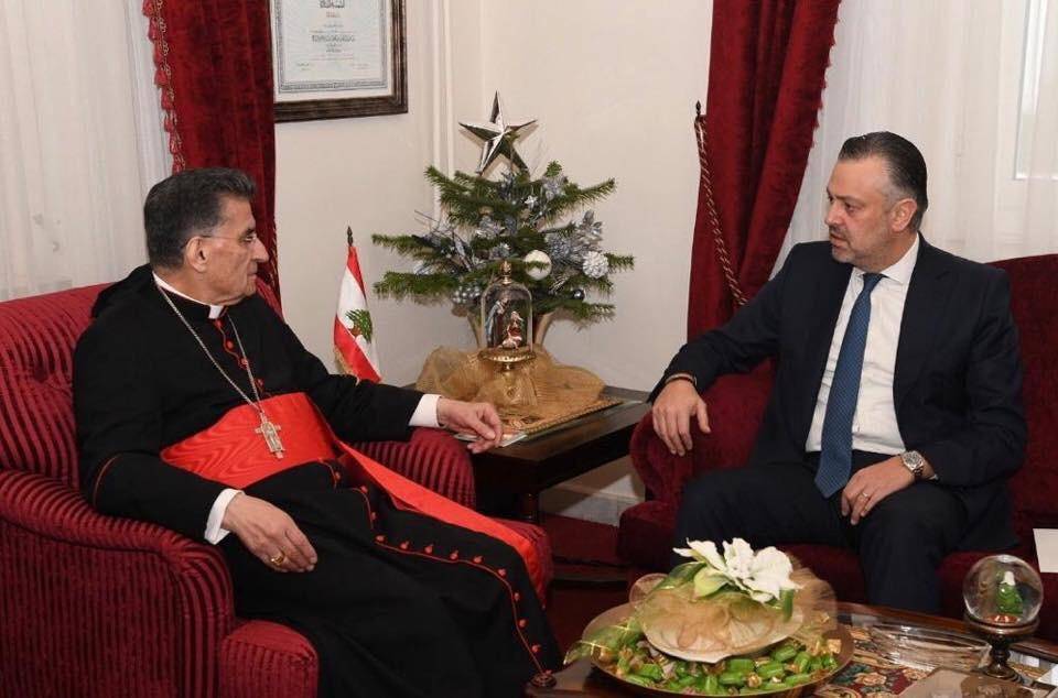 حبيش من بكركي:لتوحيد كل الجهود للخروج من الأزمة المهترئة
