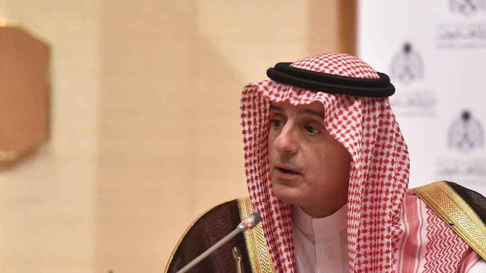 الجبير: دستور إيران ينص على تصدير الثورة